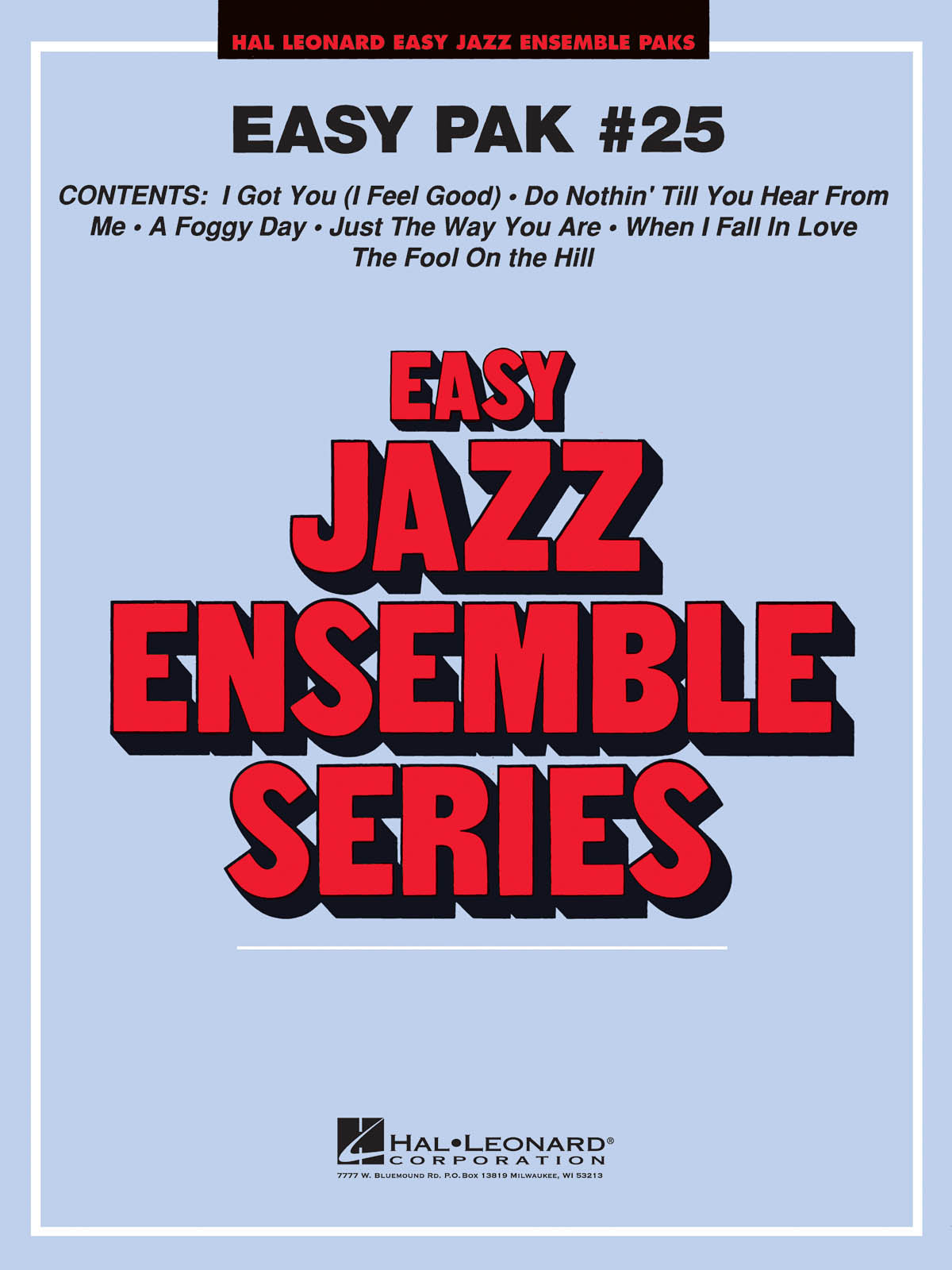 Product Cover for Easy Jazz Ensemble Pak 25