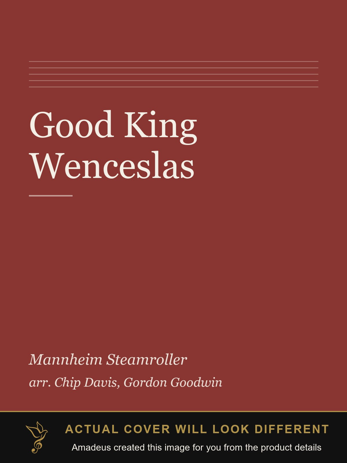 Good King Wenceslas - Amadeus created this image from the product details; the actual cover will look different