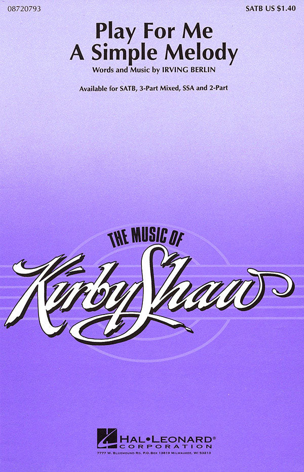 Product Cover for Play for Me a Simple Melody