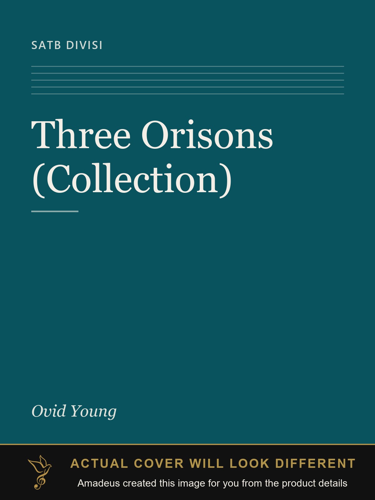 Three Orisons (Collection) - Amadeus created this image from the product details; the actual cover will look different