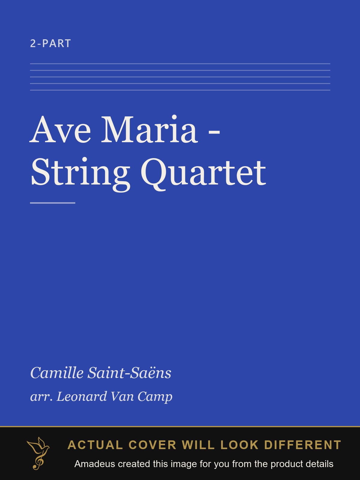 Ave Maria - String Quartet - Amadeus created this image from the product details; the actual cover will look different