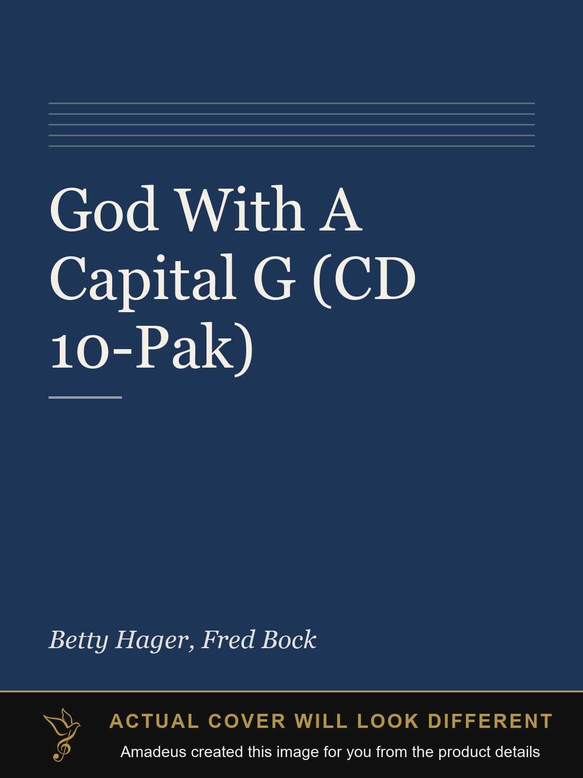 God With A Capital G (CD 10-Pak) - Amadeus created this image from the product details; the actual cover will look different
