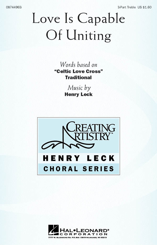 Product Cover for Love Is Capable of Uniting