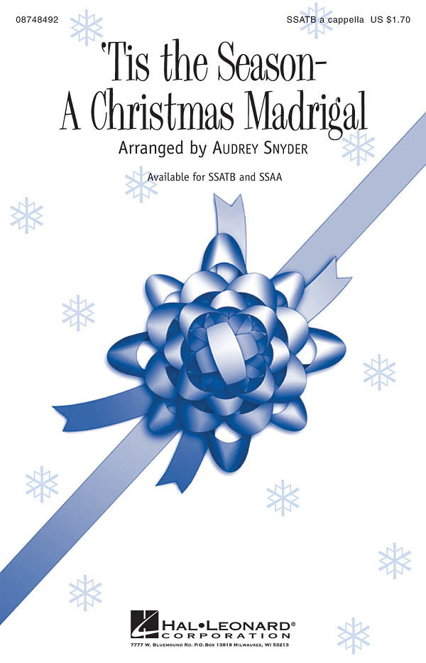 Product Cover for Tis the Season – A Christmas Madrigal