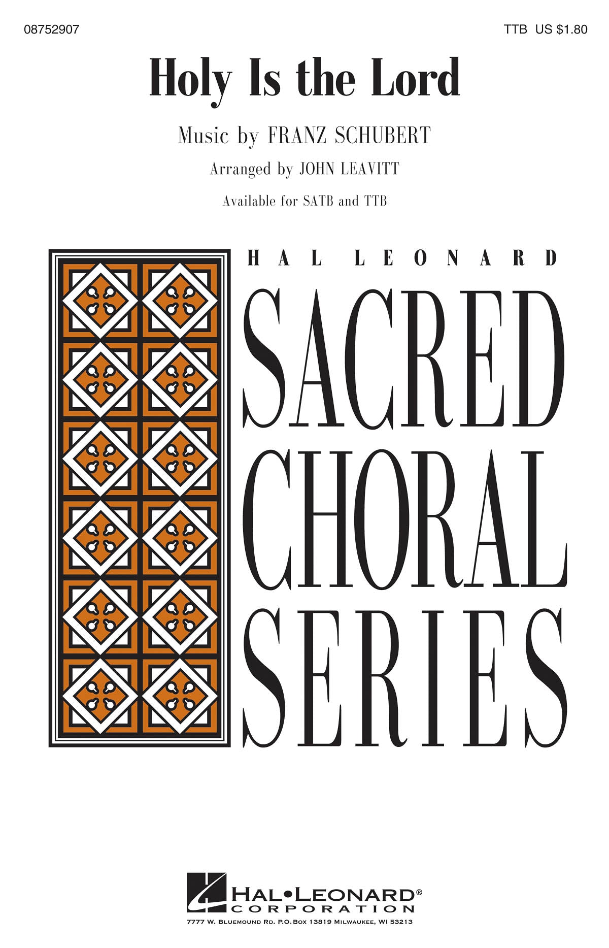 Product Cover for Holy is the Lord