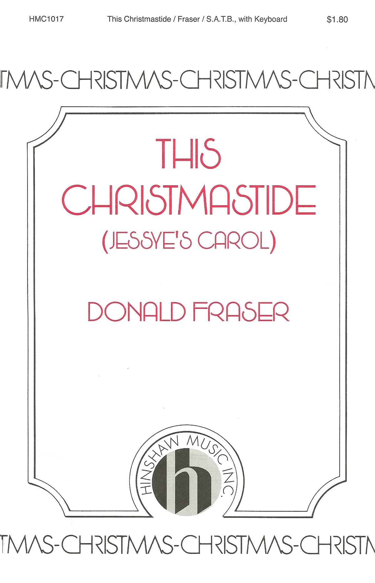 Product Cover for This Christmastide (Jessye's Carol)