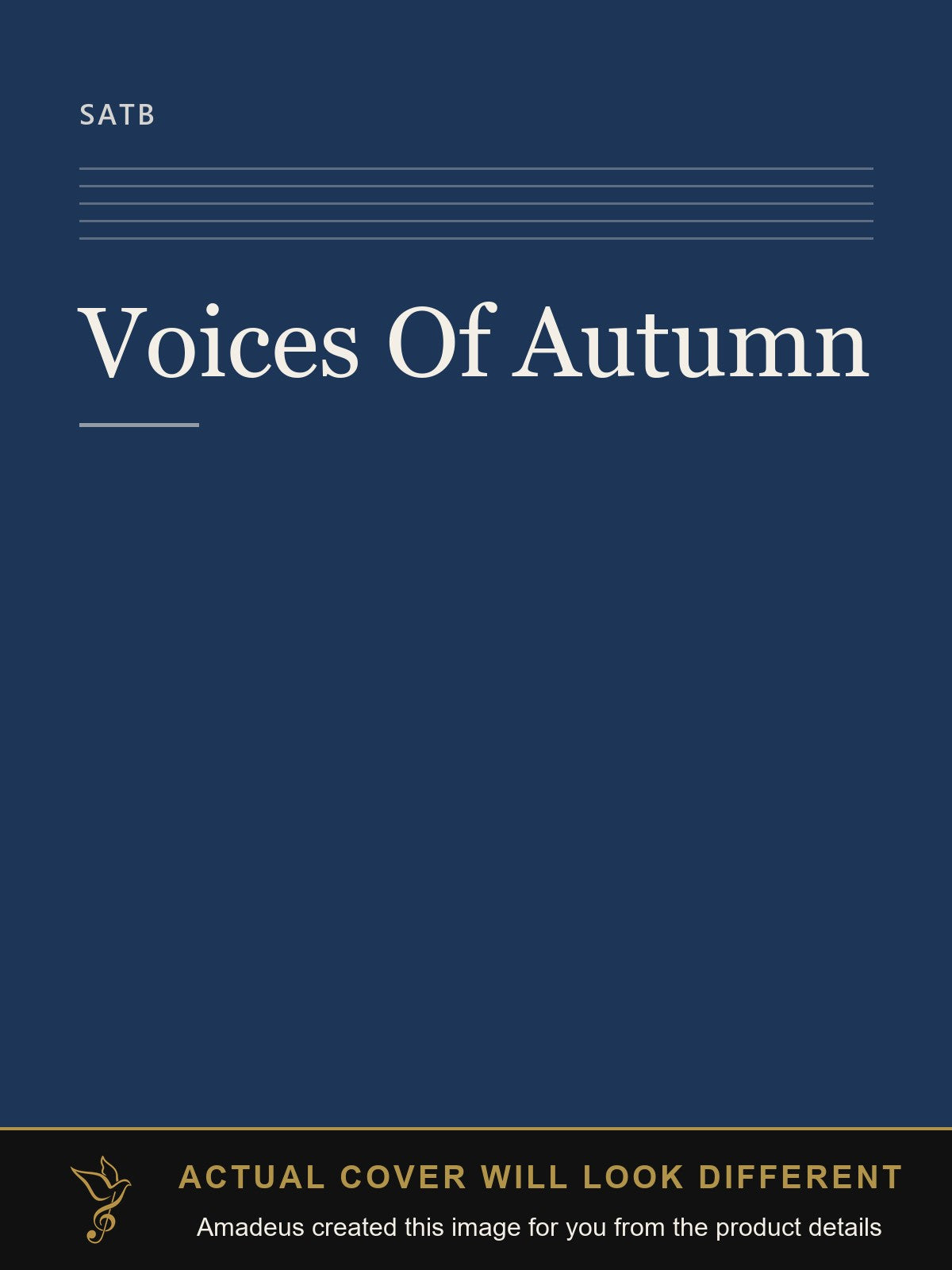 Voices Of Autumn - Amadeus created this image from the product details; the actual cover will look different