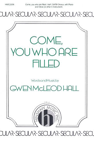 Product Cover for Come, You Who Are Filled
