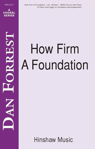 Product Cover for How Firm a Foundation