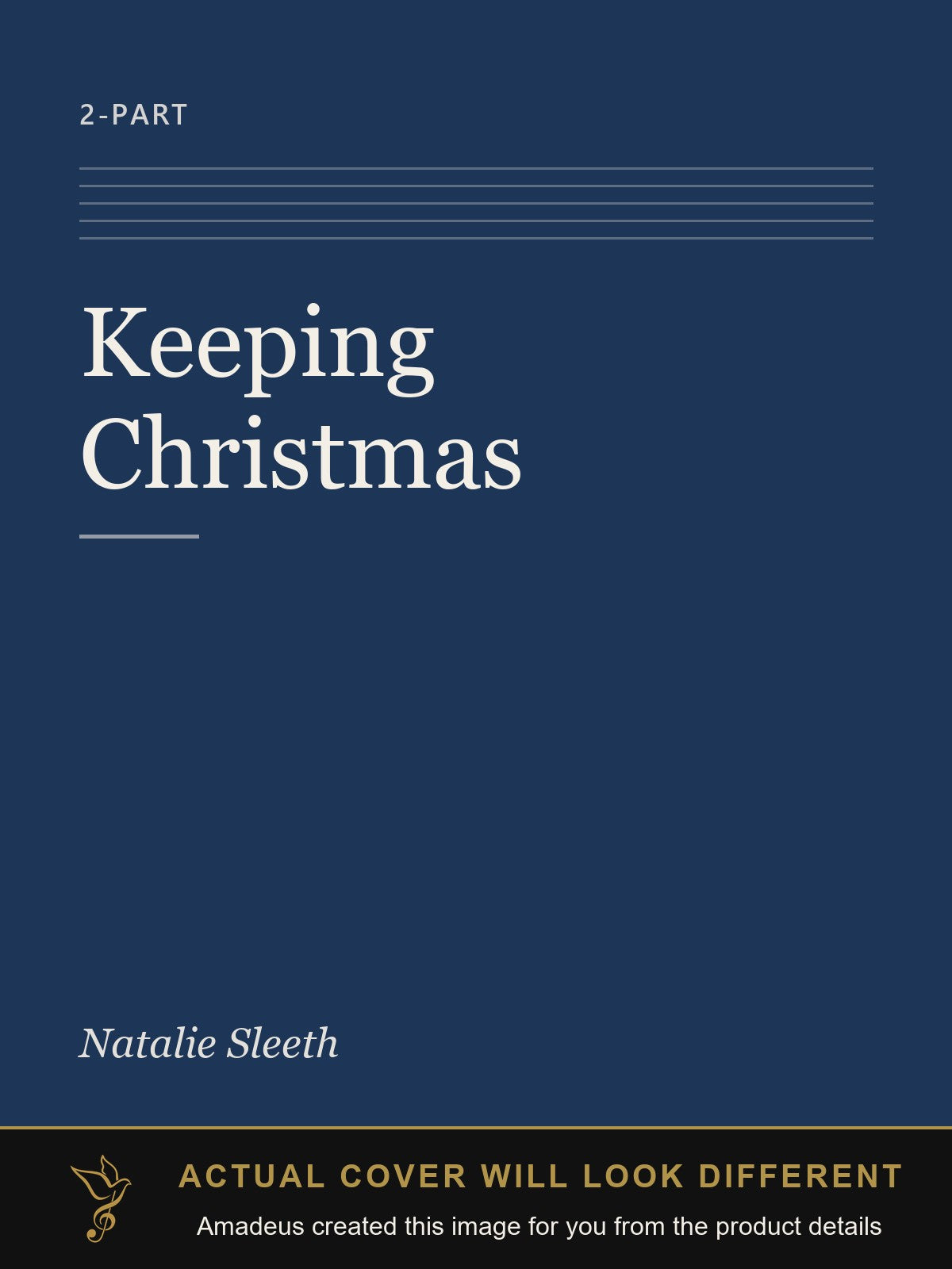 Keeping Christmas - Amadeus created this image from the product details; the actual cover will look different