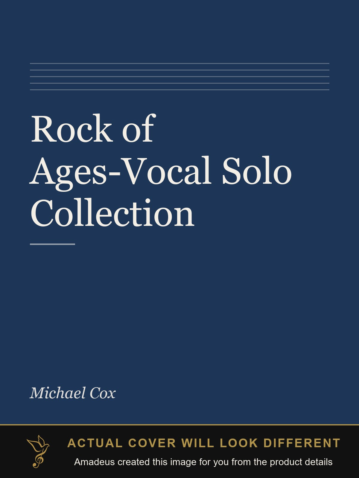Rock of Ages-Vocal Solo Collection - Amadeus created this image from the product details; the actual cover will look different