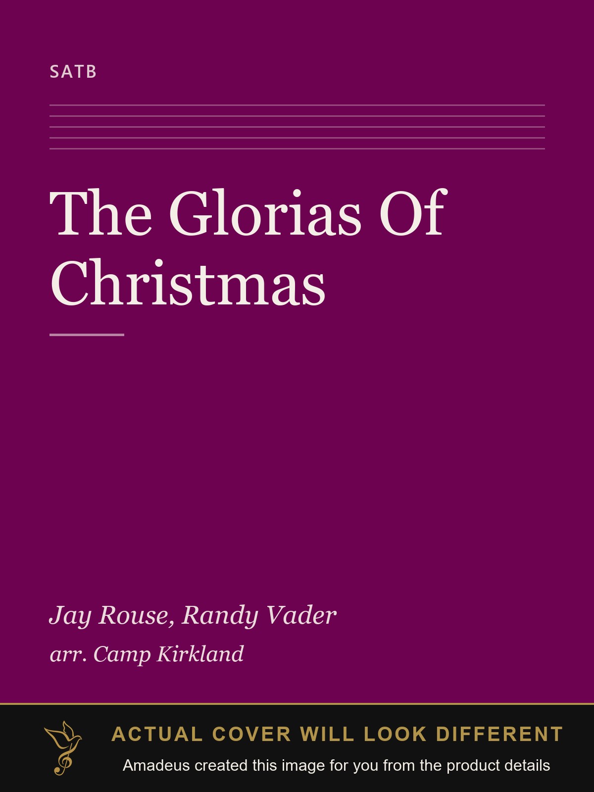 The Glorias Of Christmas - Amadeus created this image from the product details; the actual cover will look different