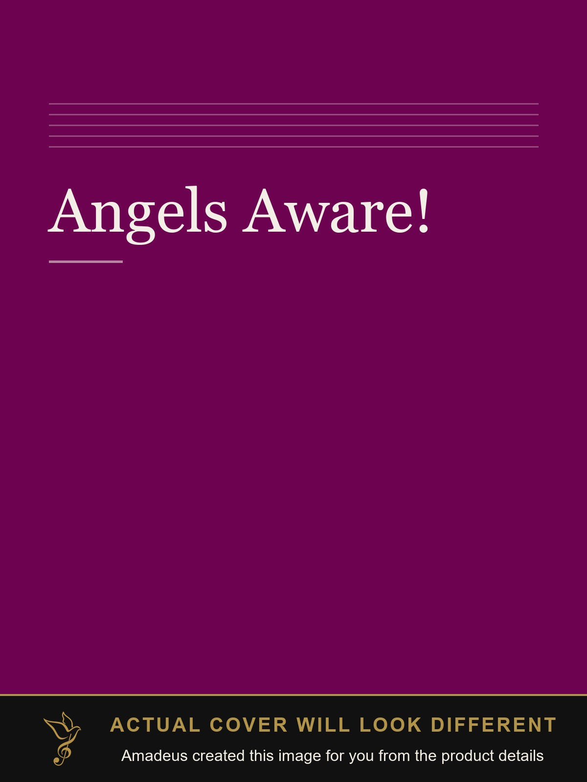 Angels Aware! - Amadeus created this image from the product details; the actual cover will look different