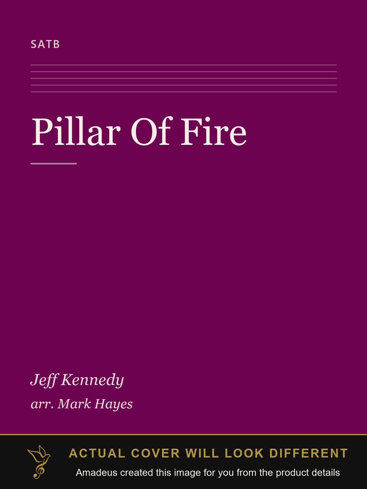Pillar Of Fire - Amadeus created this image from the product details; the actual cover will look different