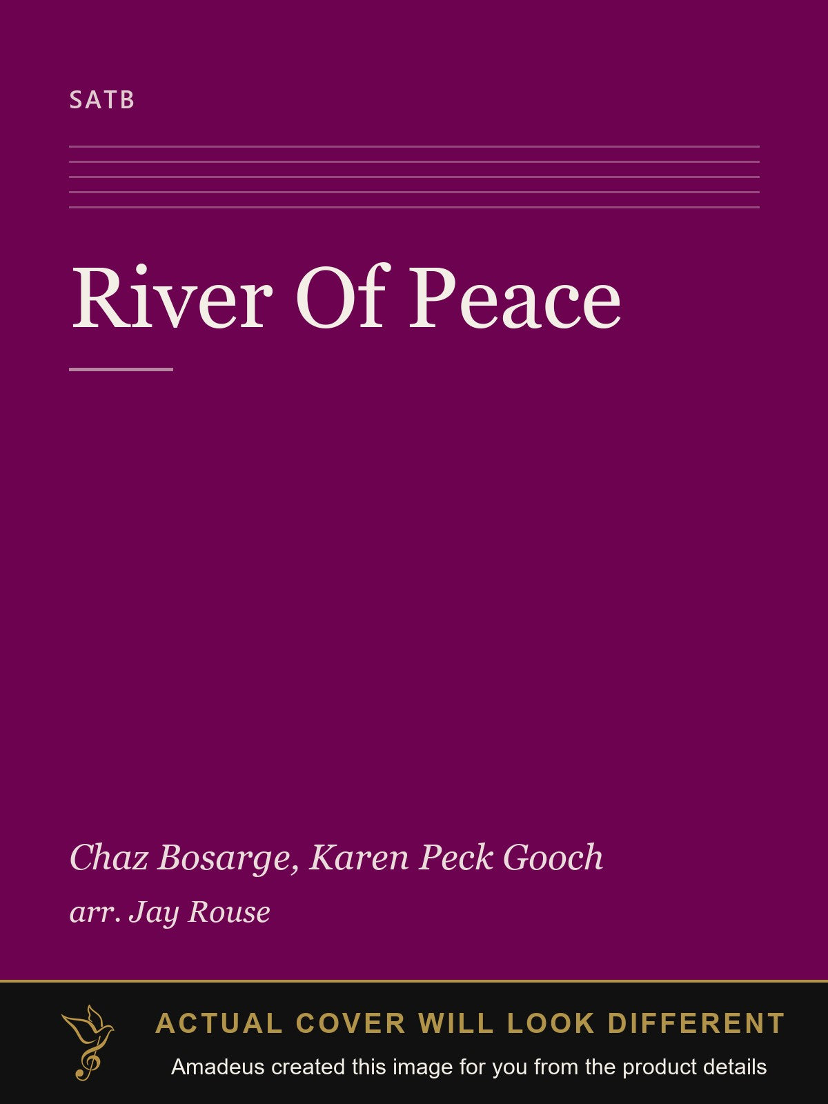 River Of Peace - Amadeus created this image from the product details; the actual cover will look different