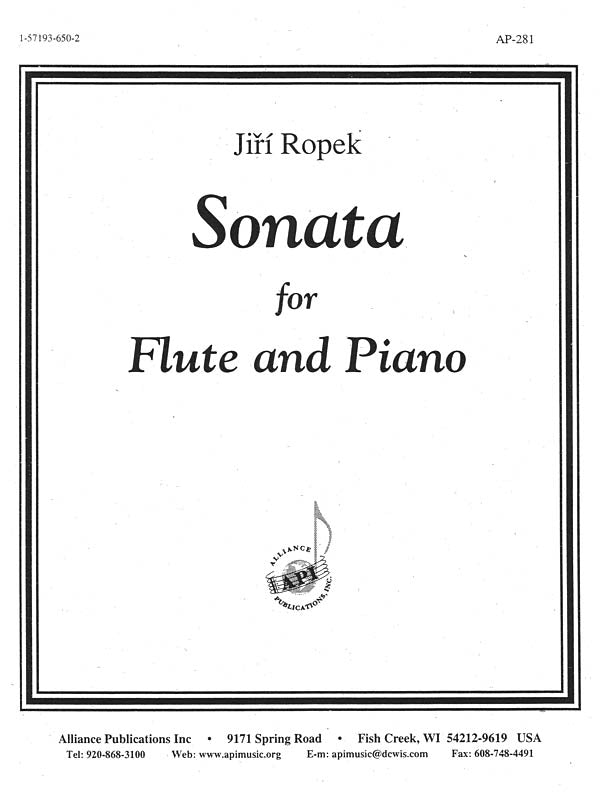 Product Cover for Sonata for Flute and Piano