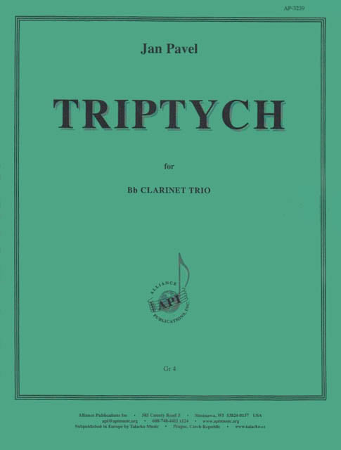 Product Cover for Triptych For Bb Clarinet Trio