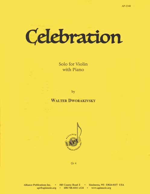 Product Cover for Celebration For Violin And Piano