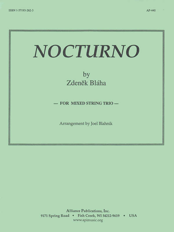 Product Cover for Nocturno - Mxd Strg Trio