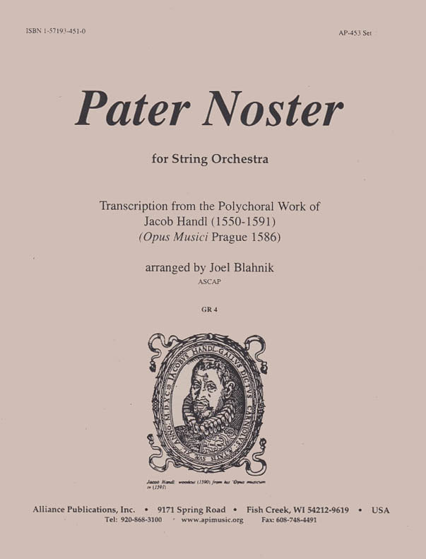 Product Cover for Pater Noster - Handl - Stg Orch - Set