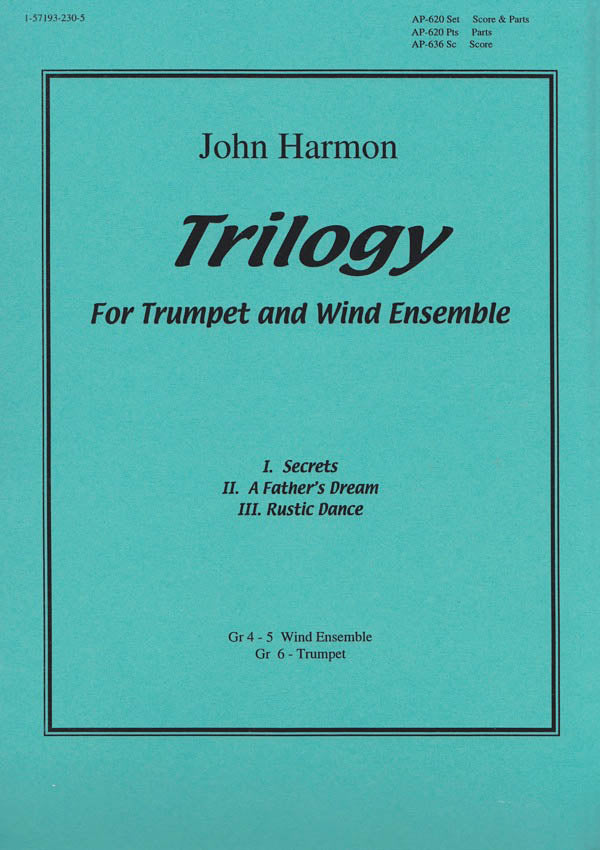 Product Cover for Trilogy For Trumpet And Wind Ensemble - Set