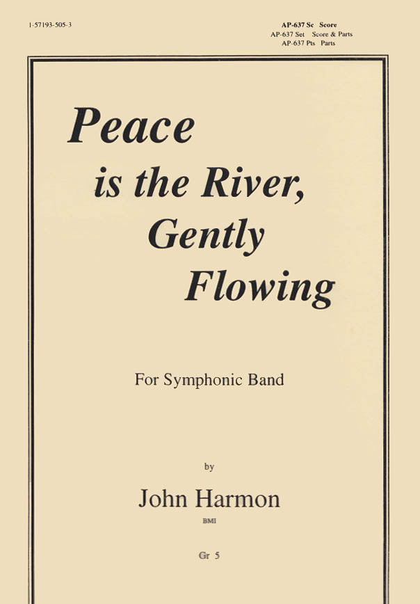 Product Cover for Peace Is The River, Gently Flowing - Band Set