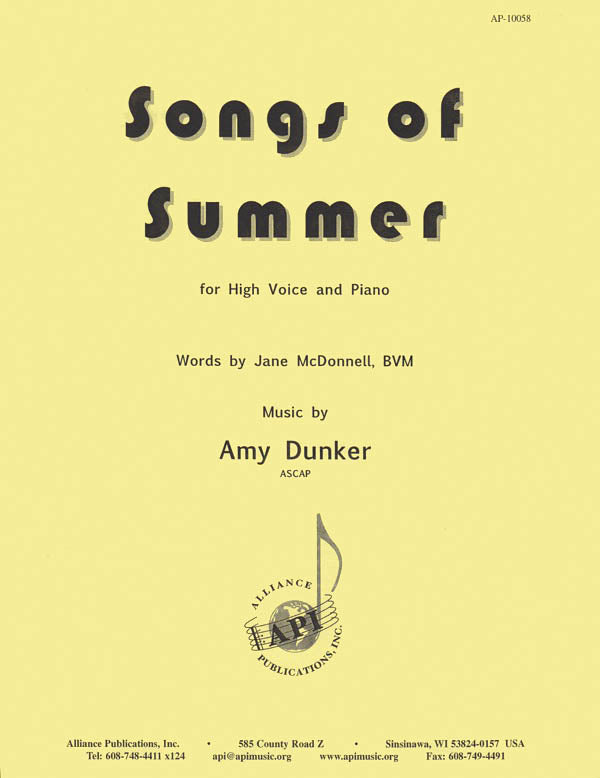 Product Cover for Songs Of Summer - Solo Voc-pno
