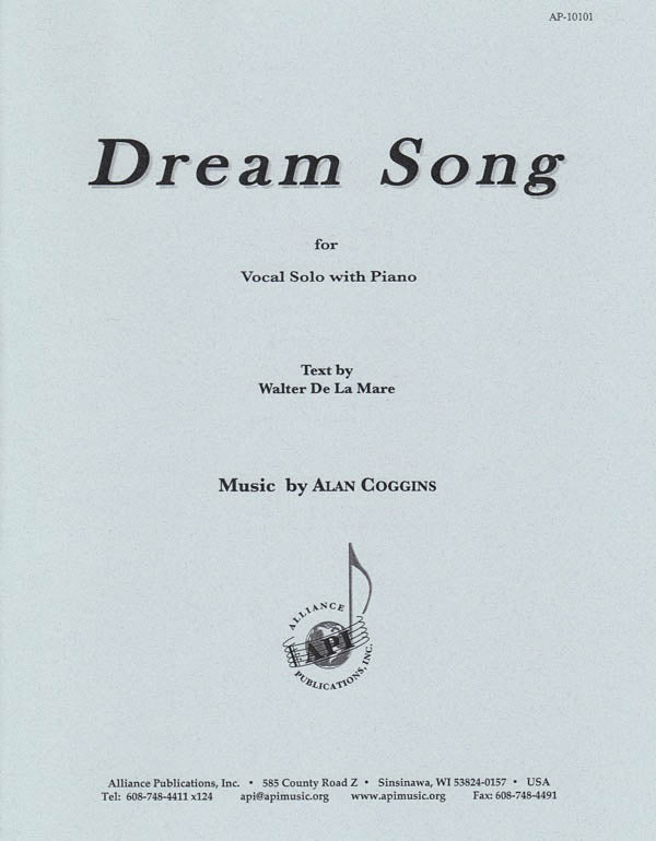 Product Cover for Dream Song - Sa Duet-pno