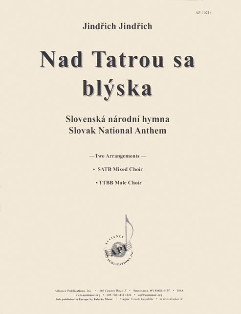 Product Cover for Nad Tatrou Sa Blyska