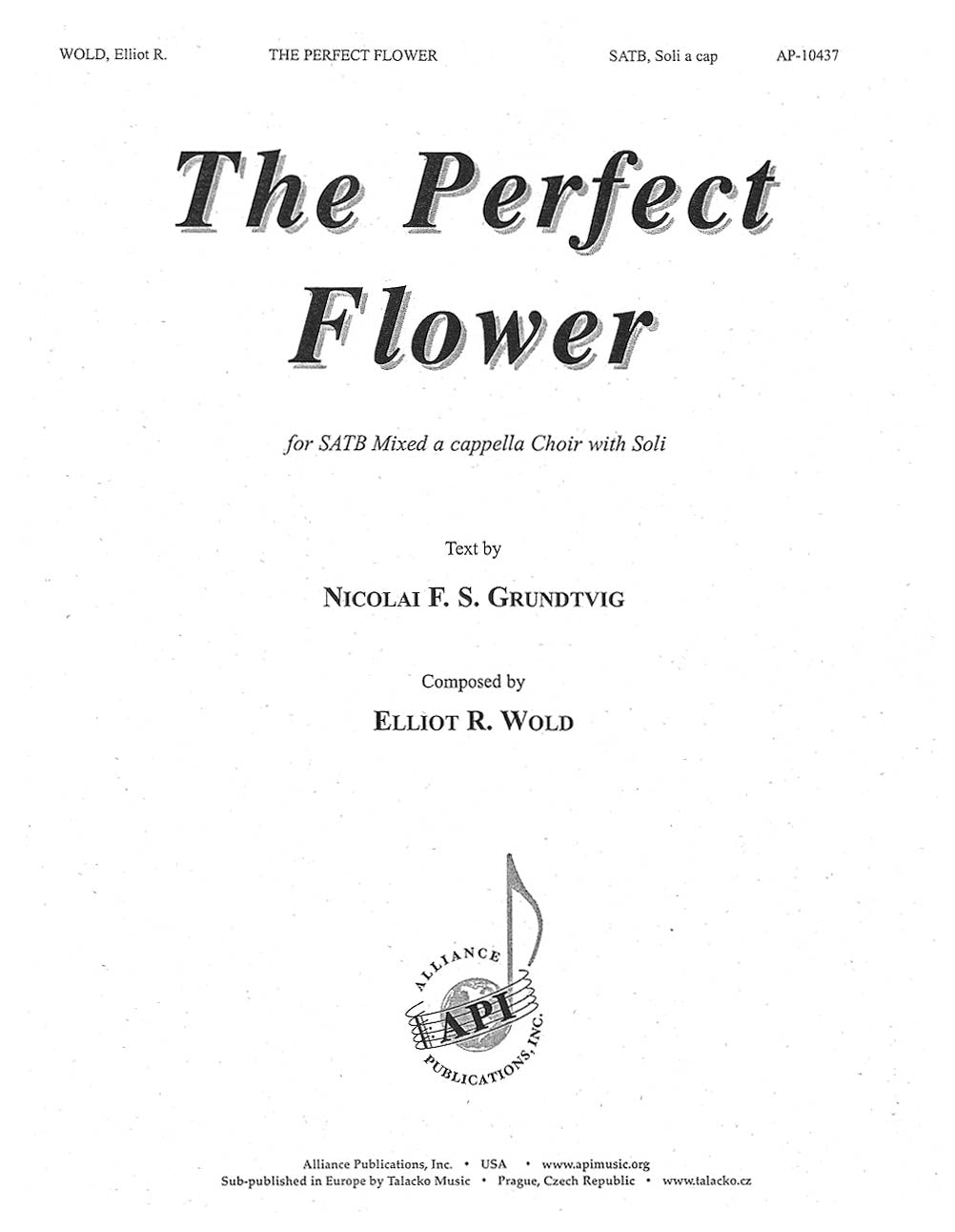 Product Cover for The Perfect Flower