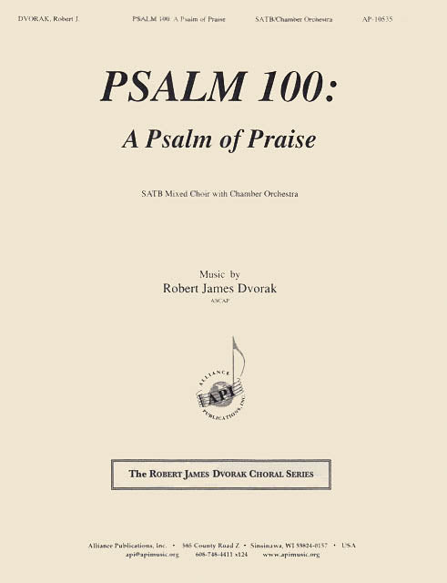 Product Cover for Psalm 100: A Psalm Of Praise - Set Of Chbr Orch Sc & Pts