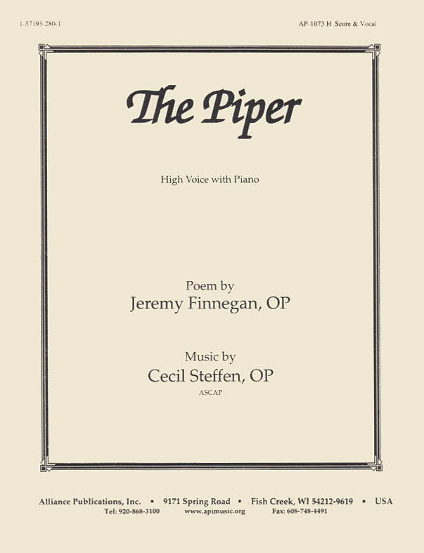 Product Cover for The Piper - Vocal Solo S/t-pno