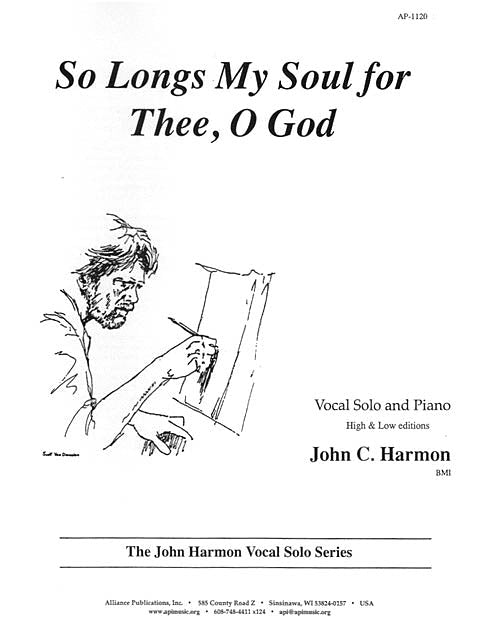 Product Cover for So Longs My Soul For Thee, O God - S/t-pno