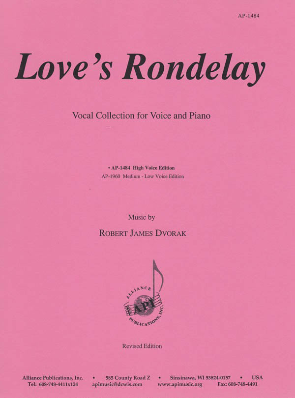 Product Cover for Love's Rondelay - H Voc Solos-pno