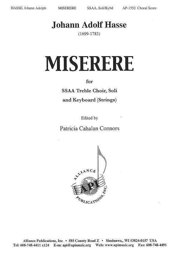 Product Cover for Miserere