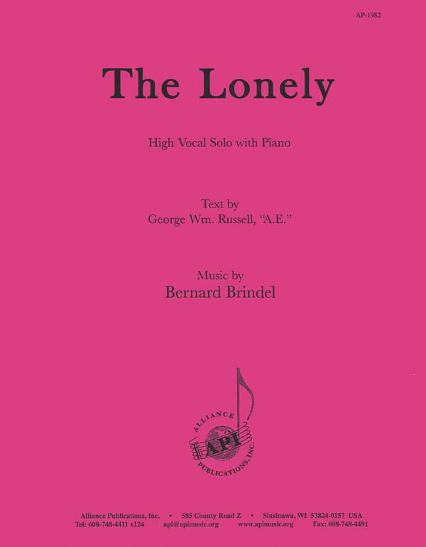 Product Cover for The Lonely - Voc Solo-pno