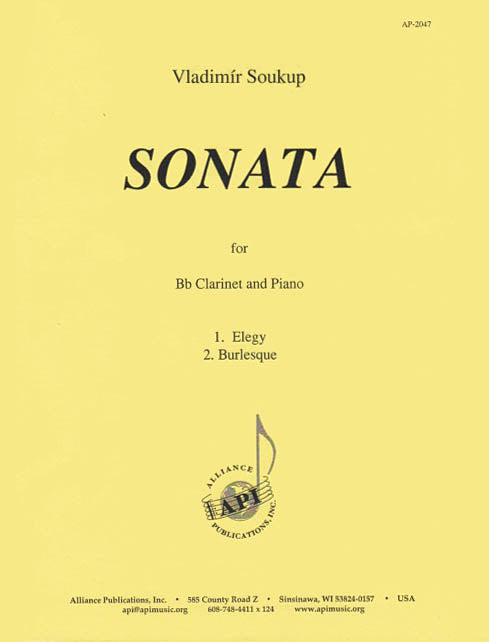 Product Cover for Sonata For Bb Clarinet & Pno