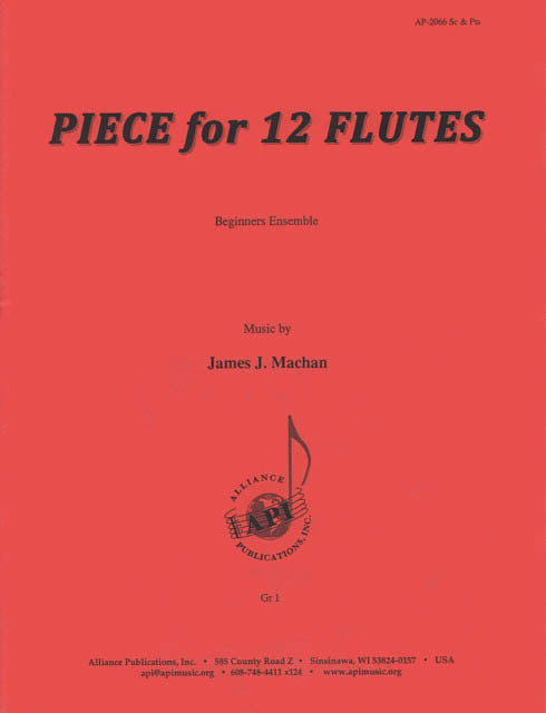 Product Cover for Piece For 12 Flutes