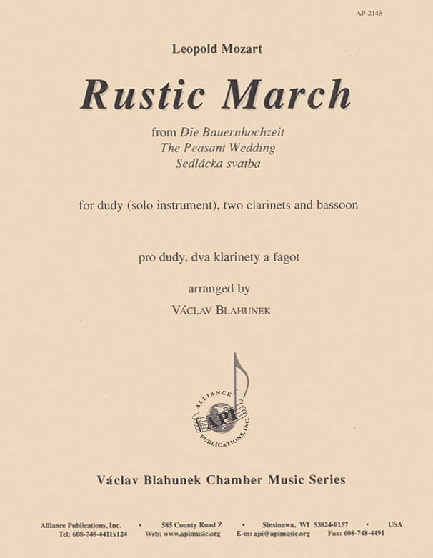 Product Cover for Rustic March Fr The Peasant Wedding - Ww3