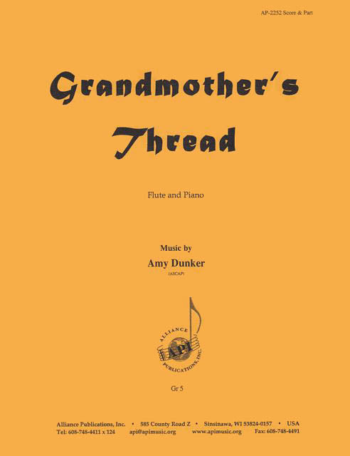 Product Cover for Grandmother’s Thread - Flute-pno