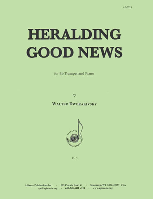 Product Cover for Heralding Good News - Trp-pno -