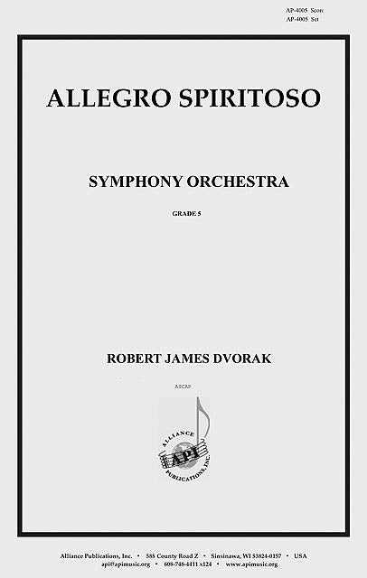 Product Cover for Allegro Spiritoso For Orch (w Pt-mvt 3) - Set