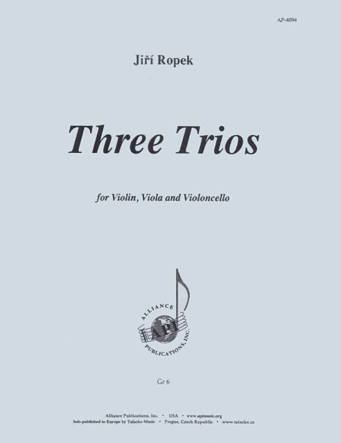 Product Cover for Three Trios For String Trio - Vln-vla-vc
