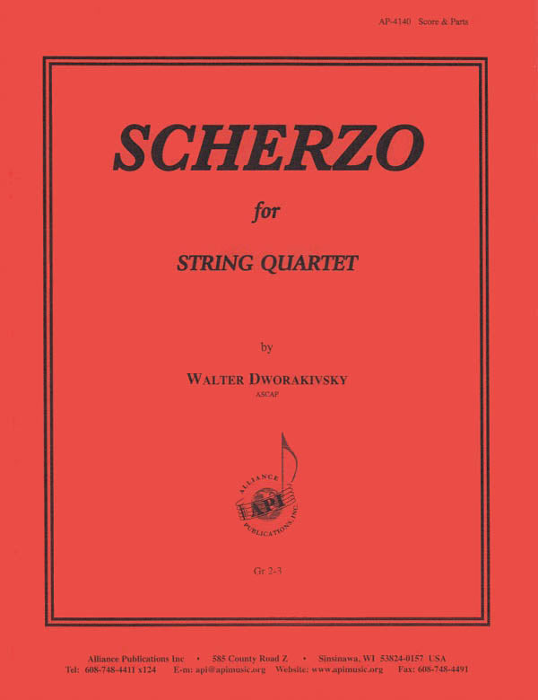 Product Cover for Scherzo For String Quartet
