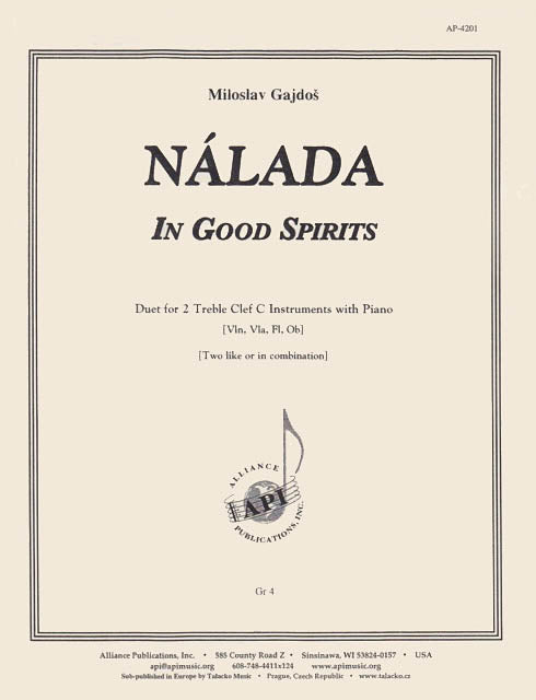 Product Cover for Nalada (in Good Spirits - Clt-trp-pno