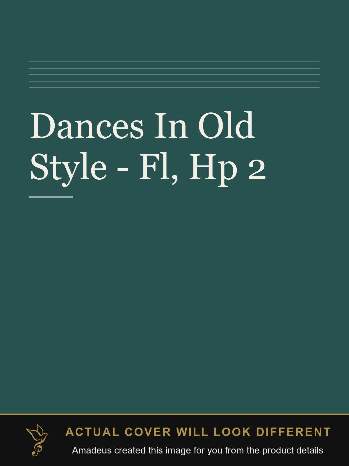 Dances In Old Style - Fl, Hp 2 - Amadeus created this image from the product details; the actual cover will look different