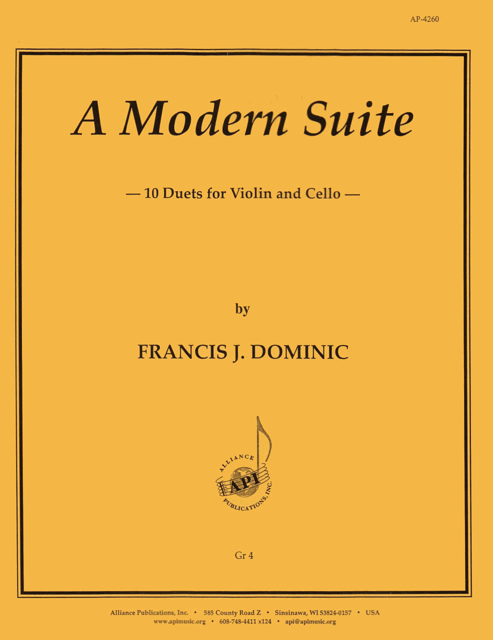 Product Cover for A Modern Suite - Vln-vc Duet
