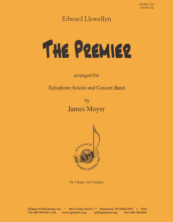 Product Cover for The Premier - Llewellyn - Arr. Xyloph - Bd Set
