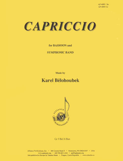 Product Cover for Capriccio For Bassoon And Concert Band - Set