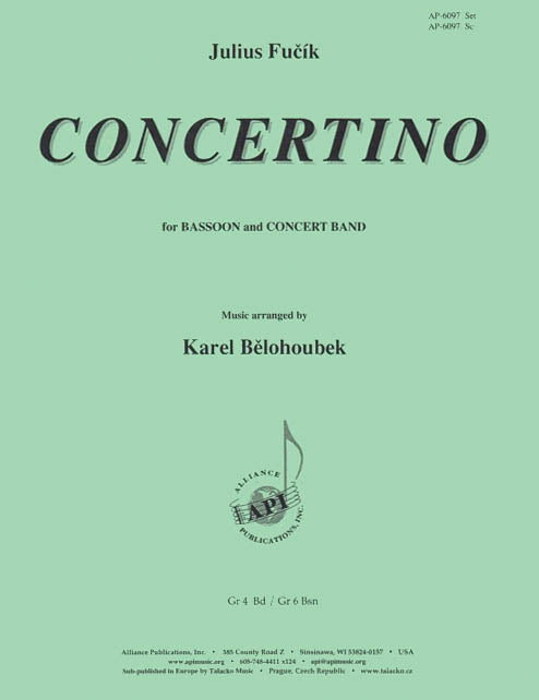 Product Cover for Concertino For Bassoon & Concert Band-set